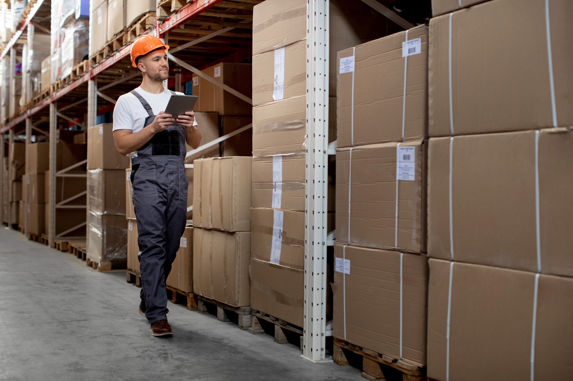 Storage solution services inner image showing organized storage units with labeled boxes – Easy Best Move